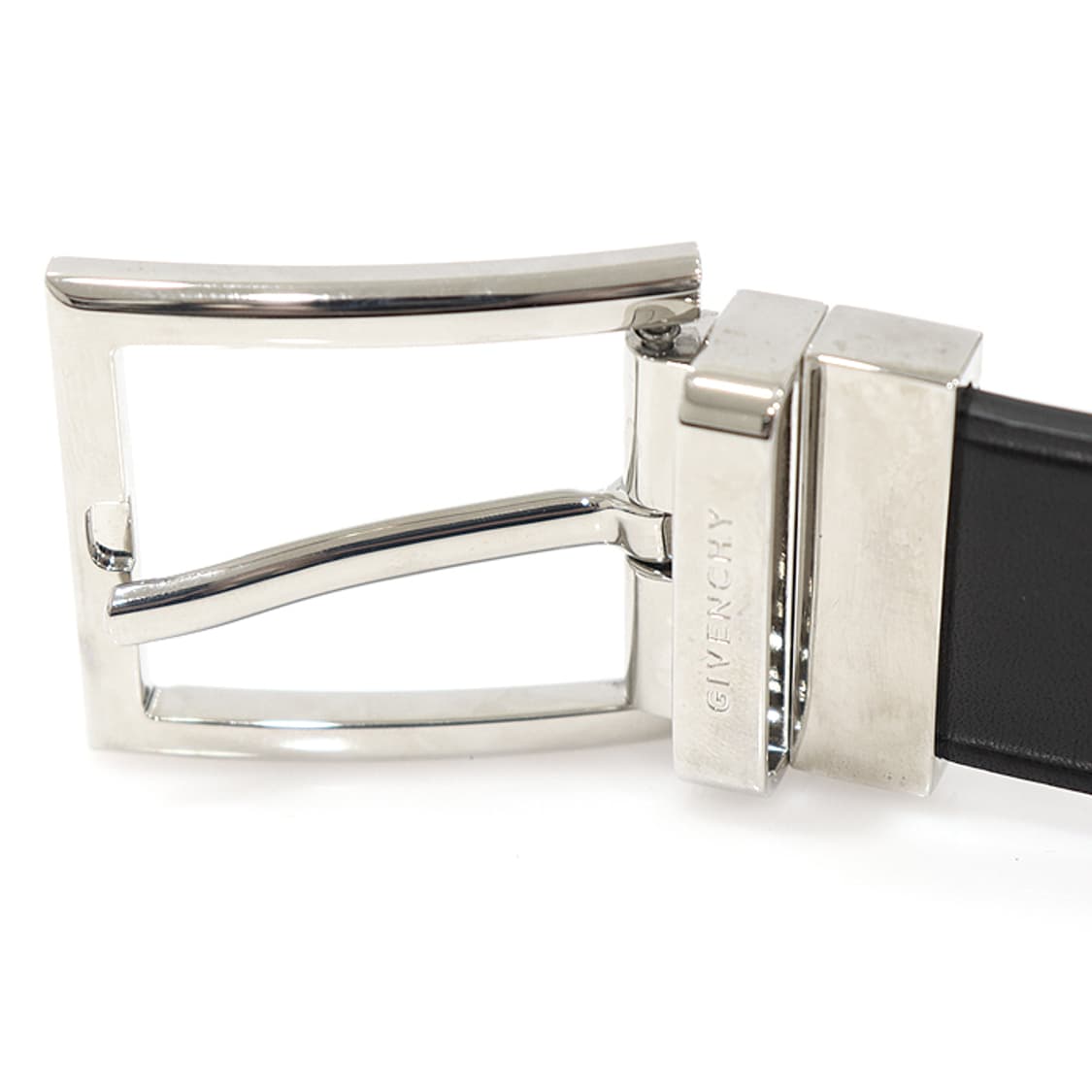 지방시 BK401KK0V1 블랙 은장 클래식 버클 리버서블 양면 남성 벨트 105 상품이미지3