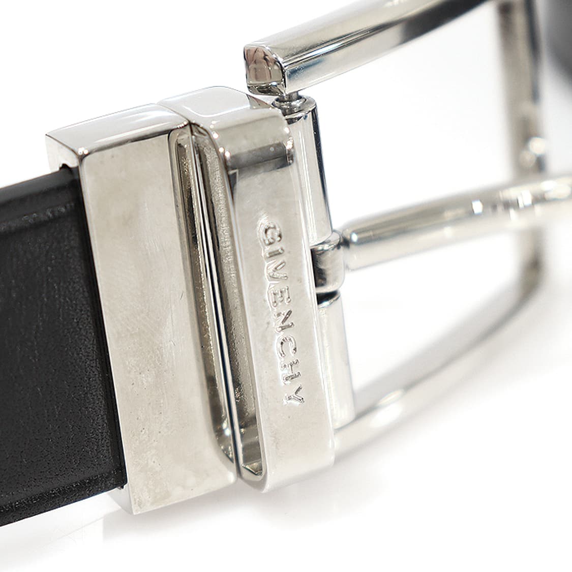 지방시 BK401KK0V1 블랙 은장 클래식 버클 리버서블 양면 남성 벨트 105 상품이미지5