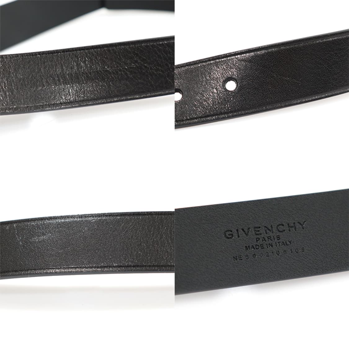 지방시 BK401KK0V1 블랙 은장 클래식 버클 리버서블 양면 남성 벨트 105 상품이미지7