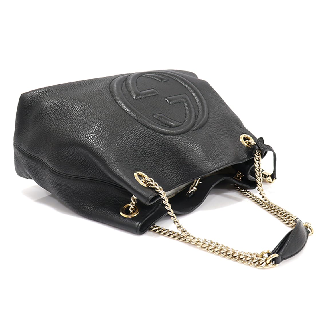 구찌 308982 블랙 금장 소호 테슬 숄더백 상품이미지4