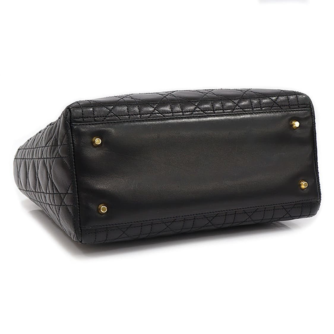 크리스챤디올 블랙 까나쥬 레이디 디올 미듐 토트백 상품이미지4