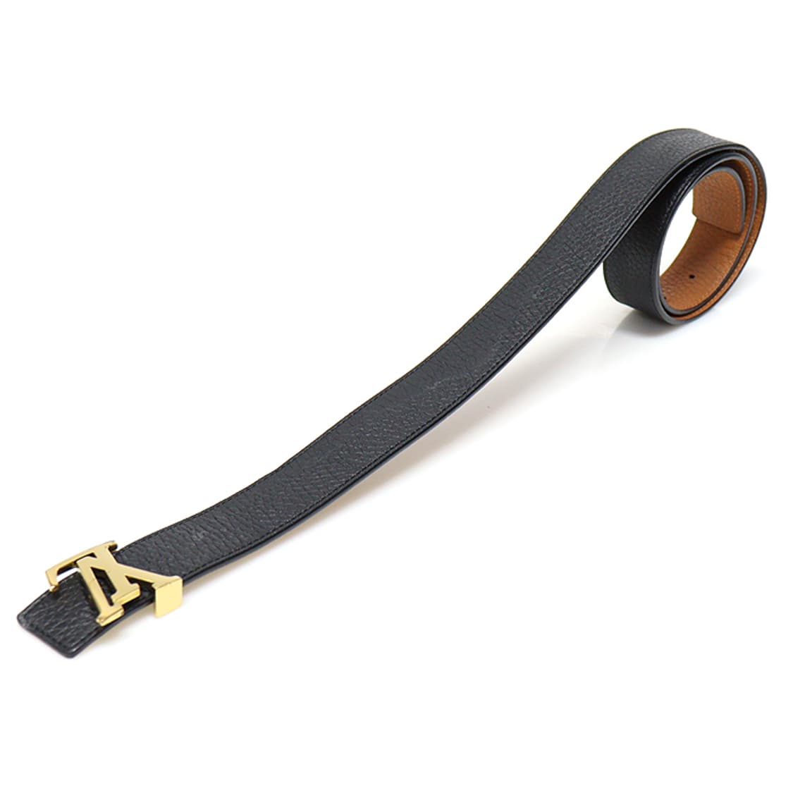 루이비통 M9521W 블랙 LV 이니셜 리버서블 여성 벨트 80 상품이미지3