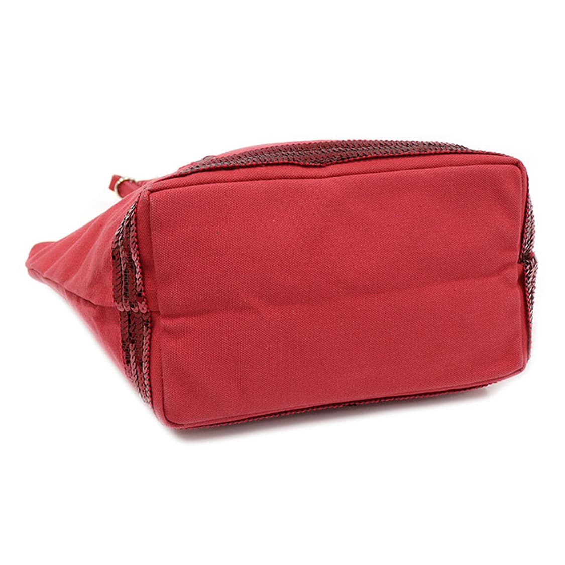 바네사브루노 VIBA9E102 레드 코튼 스팽글 스몰 카바스백 상품이미지4