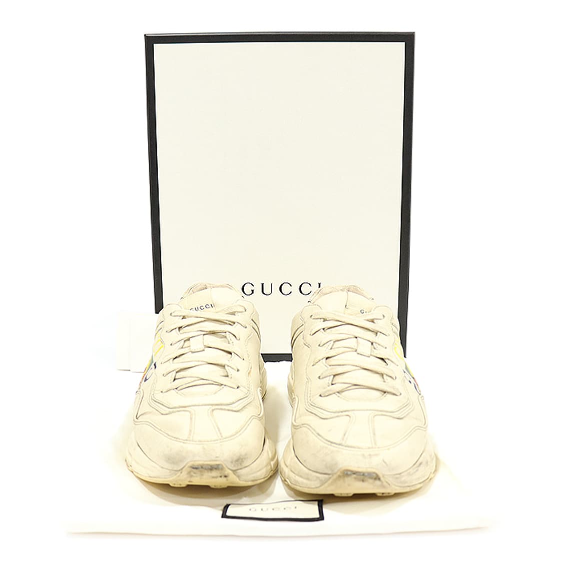 구찌 500878 라이톤 박스 로고 남성 스니커즈 8.5 상품이미지2