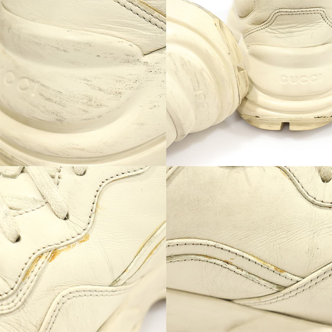 구찌 500878 라이톤 박스 로고 남성 스니커즈 8.5 상품이미지6