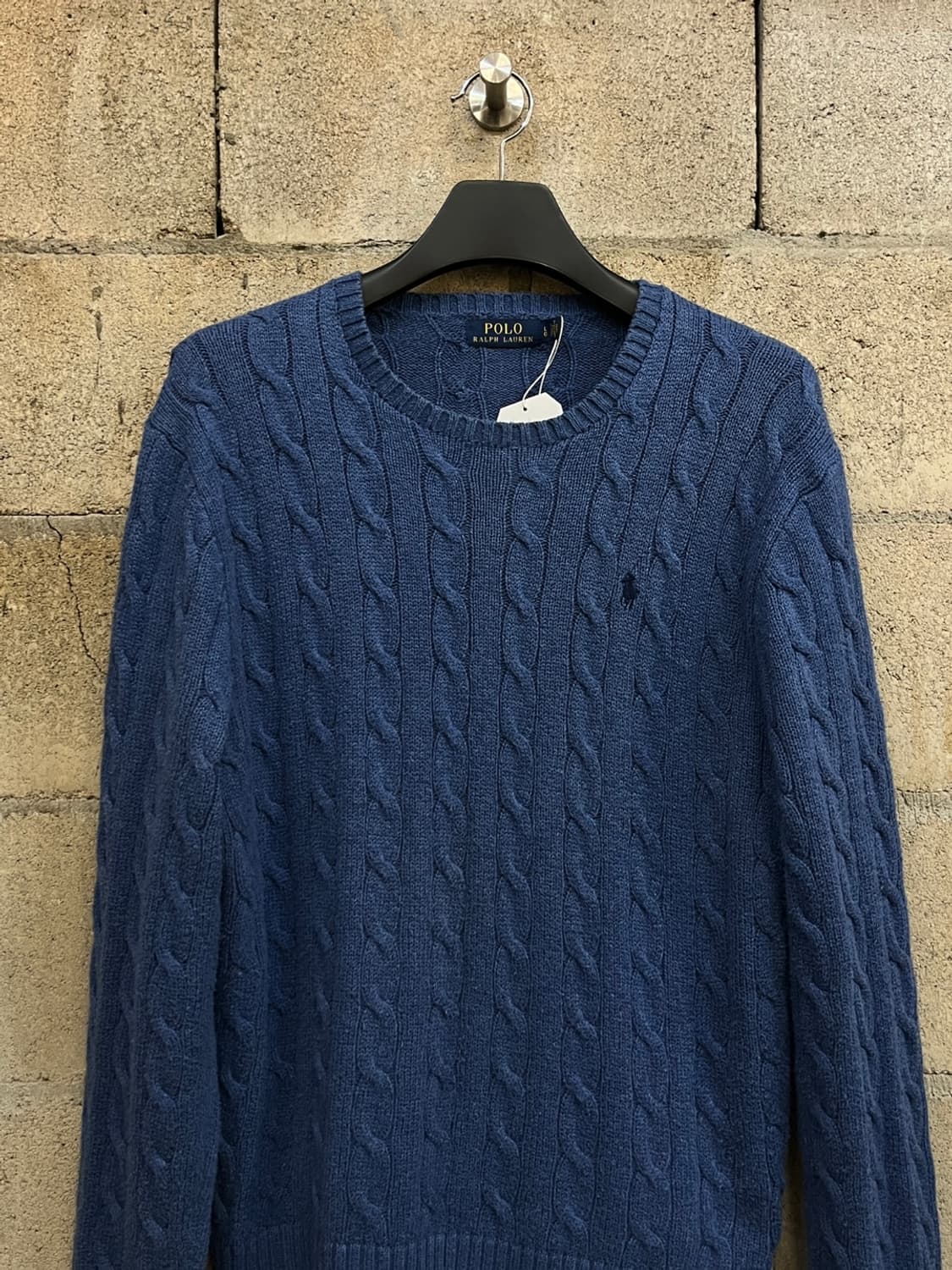 폴로 랄프 로렌 블루 케이블 니트 상품이미지2