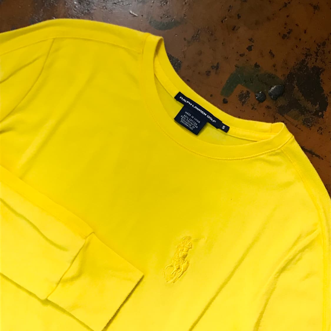 폴로랄프로렌 옐로 코튼 롱 슬리브 쭉티 여성 55 사이즈  상품이미지3