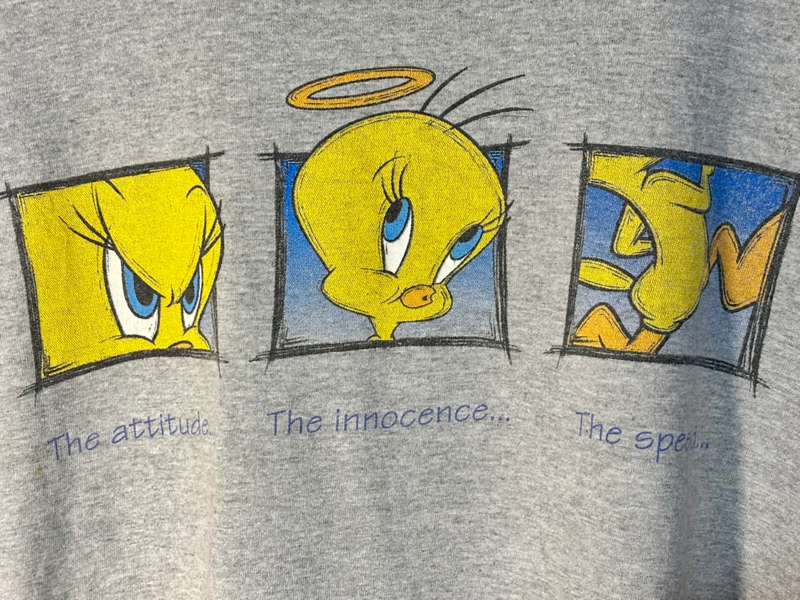 90s Tweety 트위티 루니툰즈 빈티지 티셔츠 상품이미지6