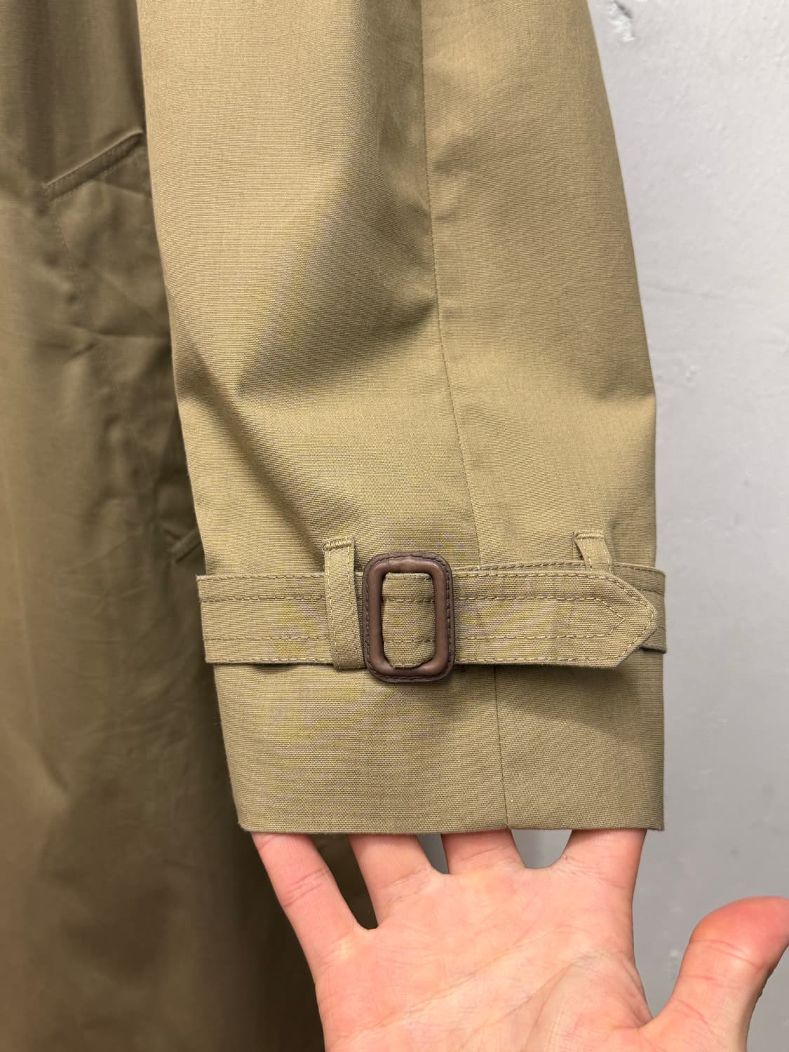 London Fog Maincoats Double-Breasted Tre 상품이미지5