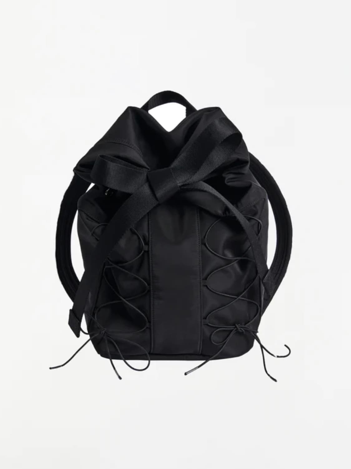 🎀 시몬로샤 레이스업 스포티 백팩 상품이미지1
