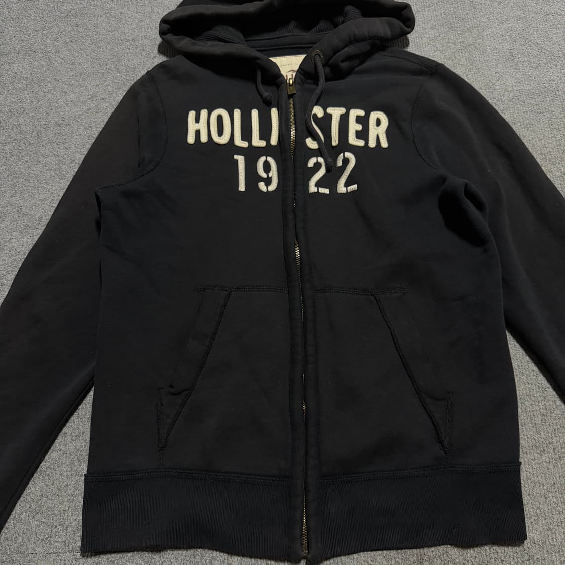 홀리스터 네이비 후드집업 L 상품이미지2