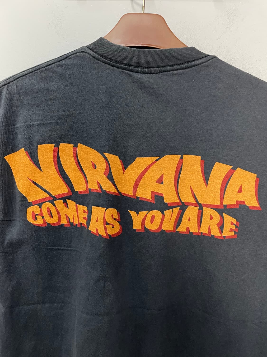빈티지 너바나 밴드 프린팅 반팔 H2539 상품이미지5