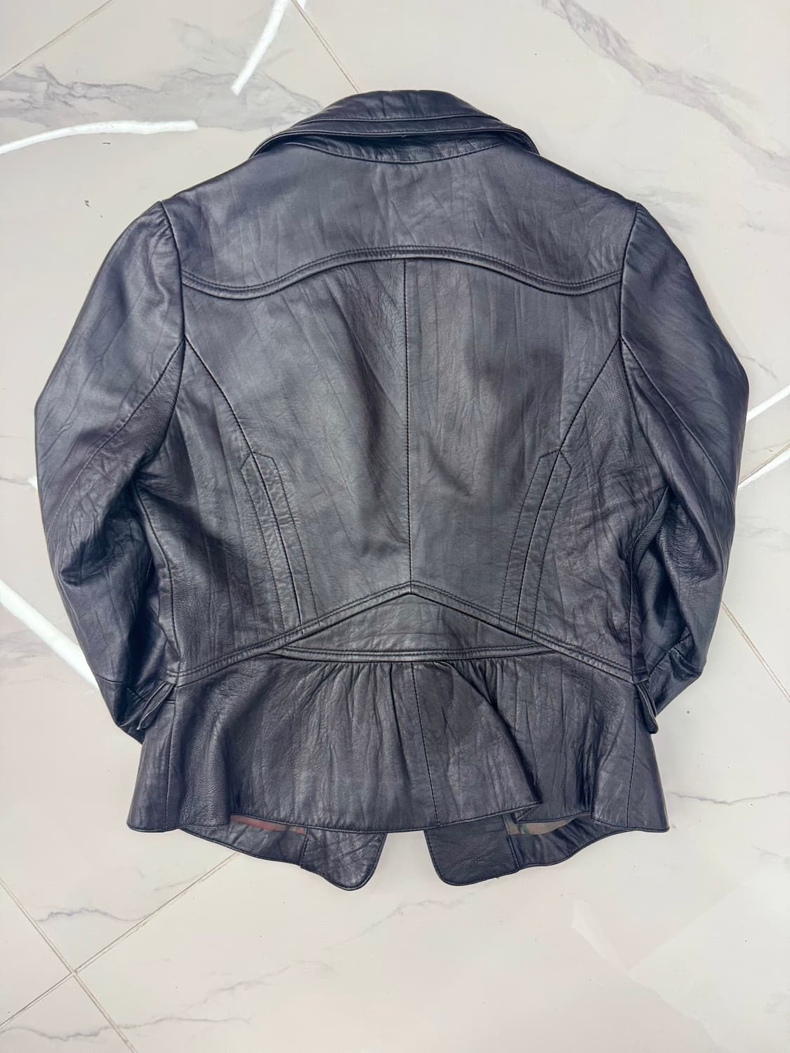 •KASIBADY 빈티지 리얼 레더 자켓 (테일러드 핏) 상품이미지2