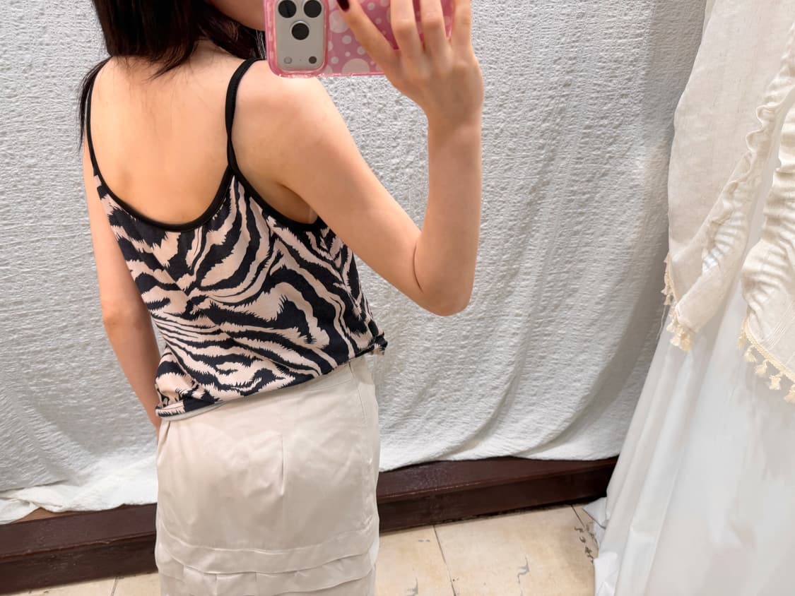 Zebra sleeveless 상품이미지5