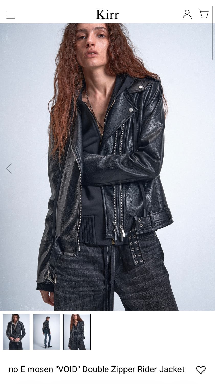 noemosen 라이더 자켓 판매합니다 (시착만 함) 상품이미지1