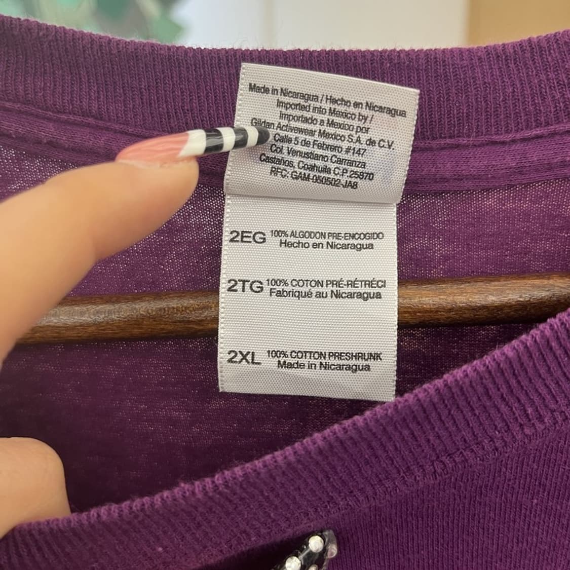 길단 레트로 빈티지 프린팅 딥퍼플 포도맛 반팔티 2XL C10539 상품이미지6