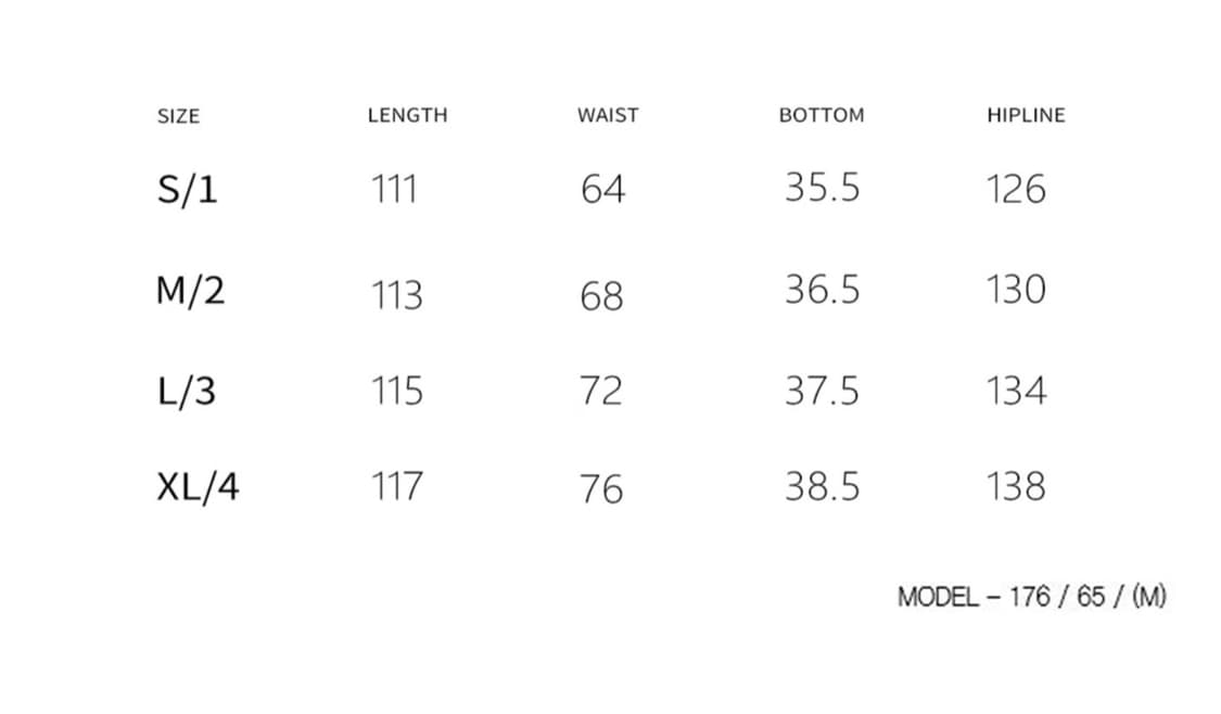 콰스 새깅 바지 상품이미지7