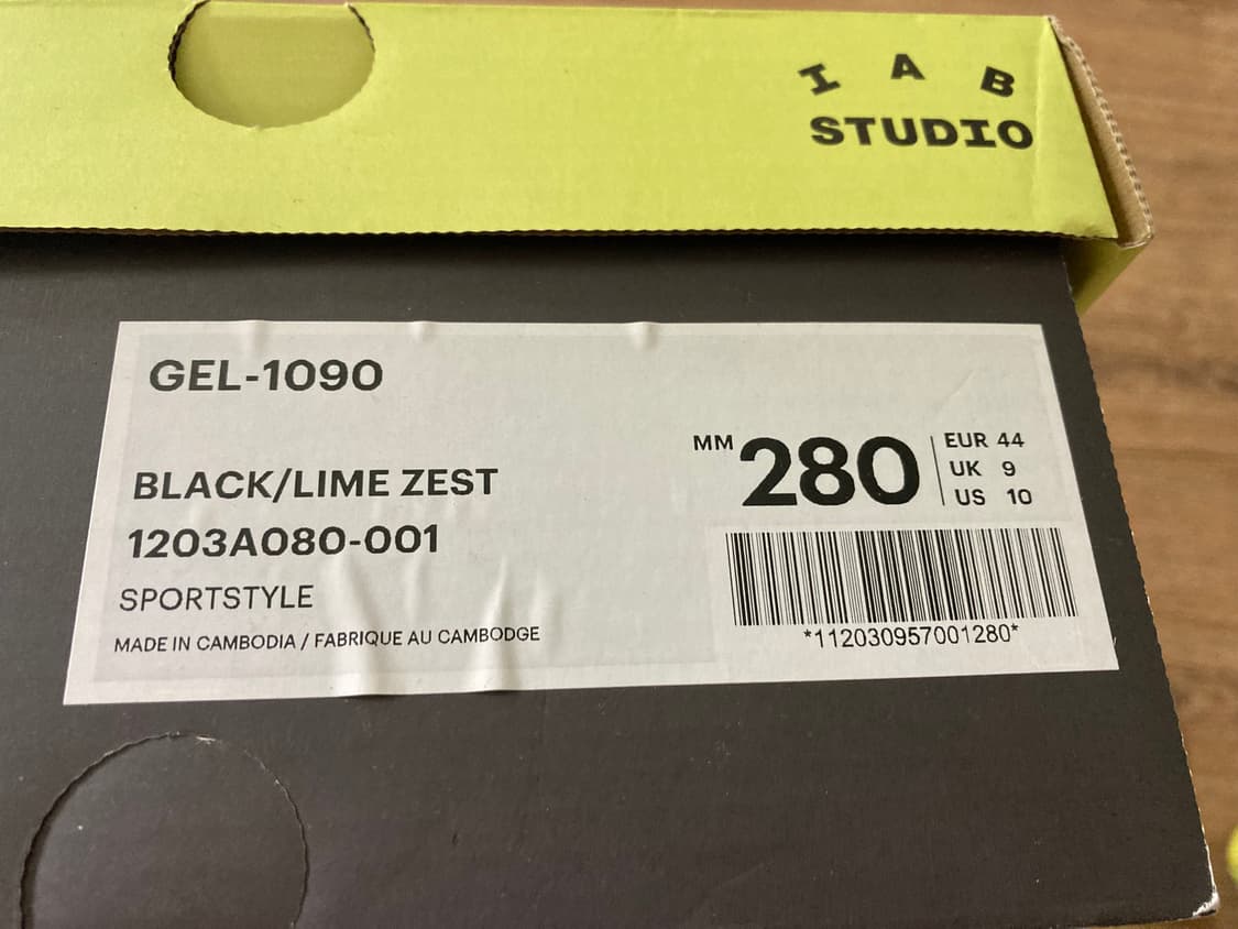 [280] IAB STUDIO 아이앱 스튜디오 X 아식스 젤 1090 상품이미지8