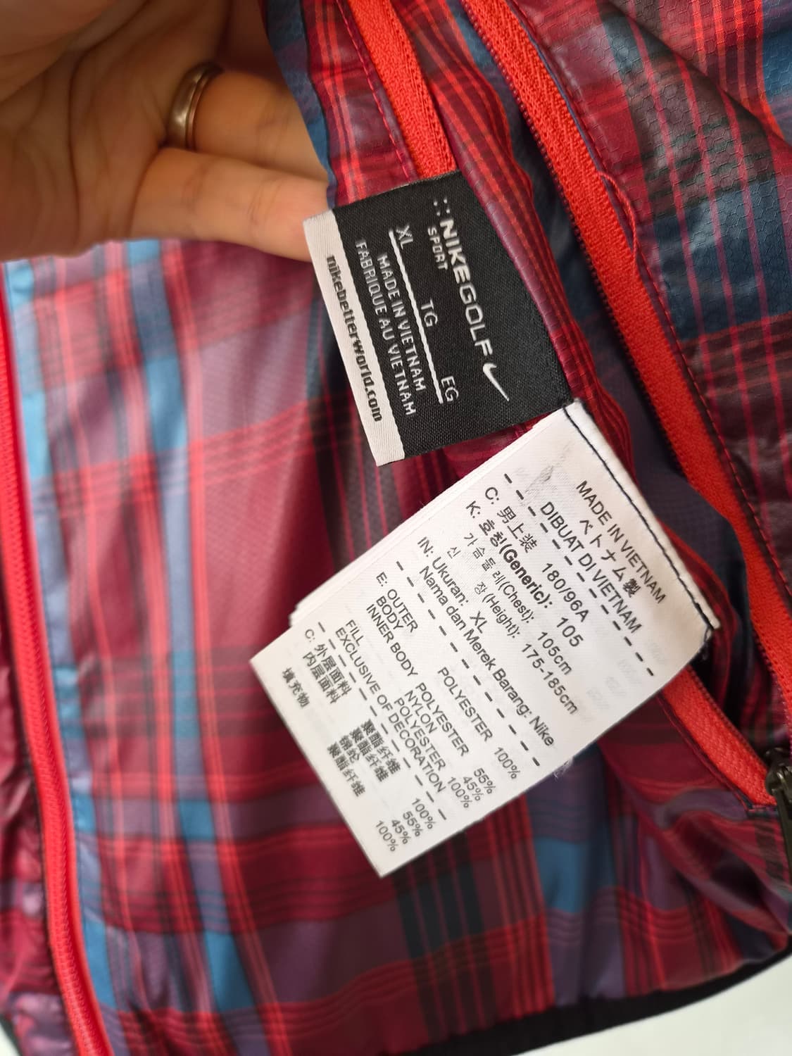 나이키 골프 남성 리버시블패딩조끼 105사이즈 상품이미지9