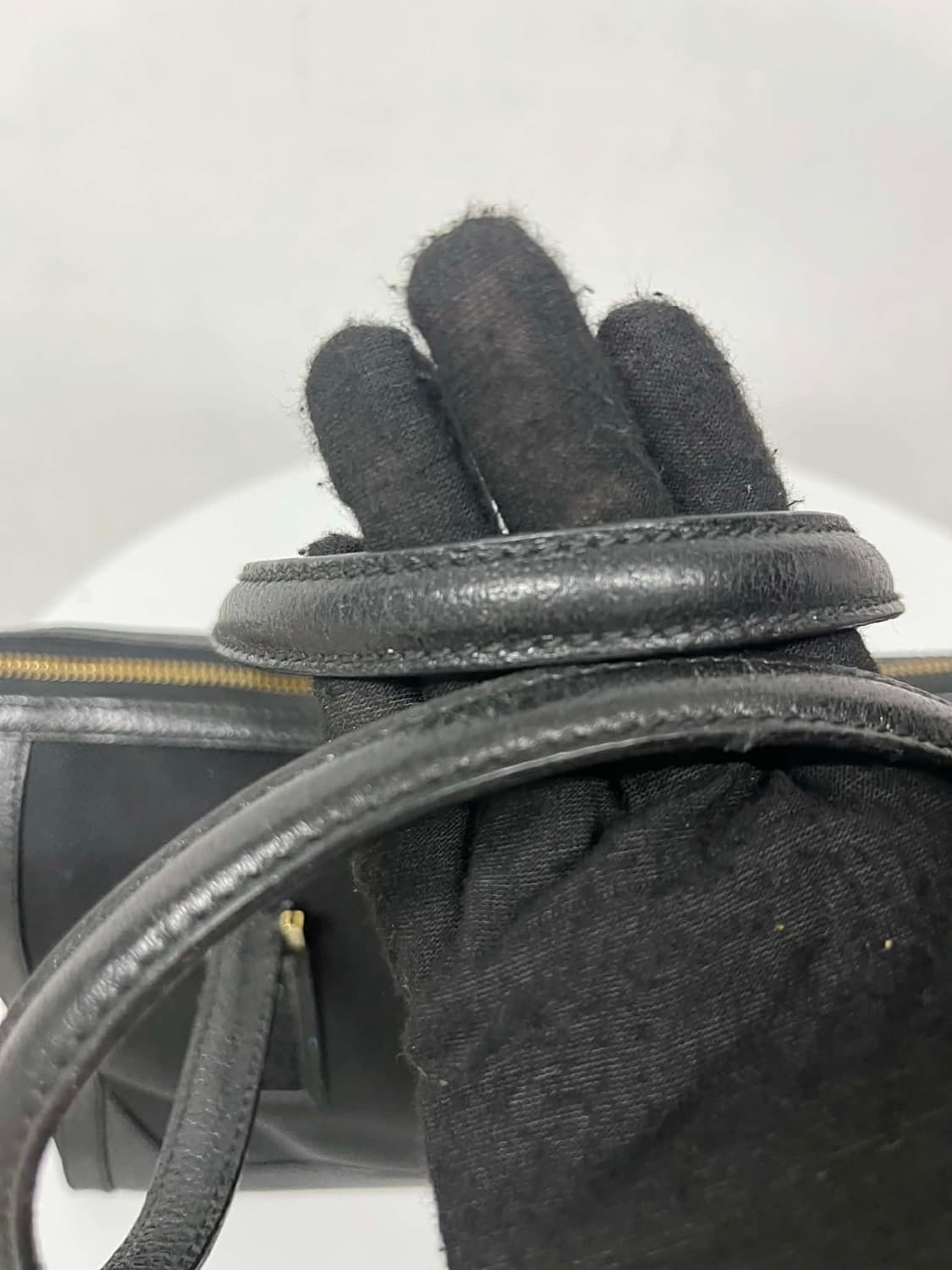 살바토레 페라가모 캔버스 가죽 트림 핸드백 숄더 겸 토트백 상품이미지8