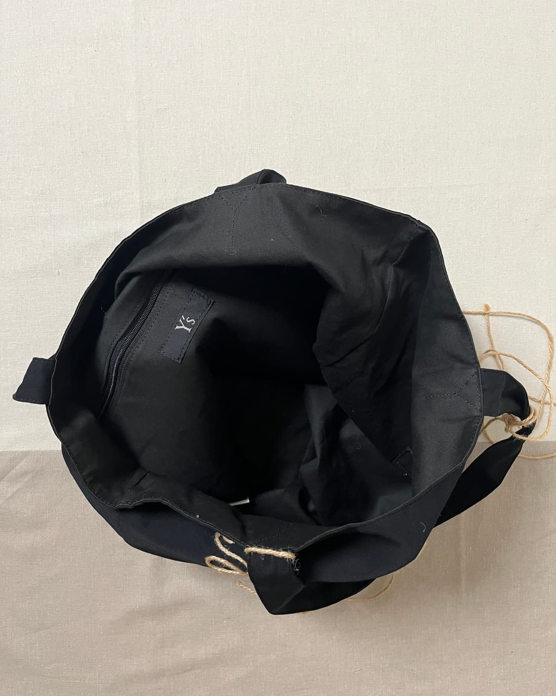 요지야마모토 울 엠브로이더리 토트백 Y’s yohji yamamoto 상품이미지3