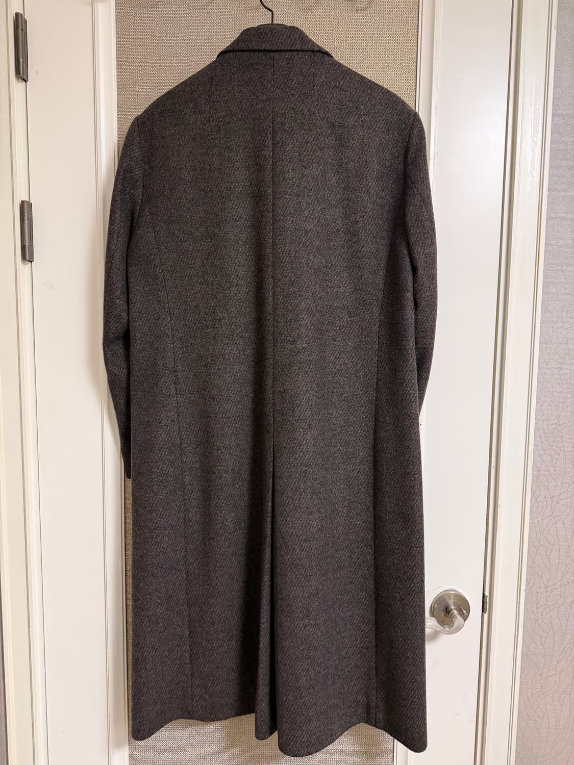 유스 체스터필드 코트 브라운 m 상품이미지3