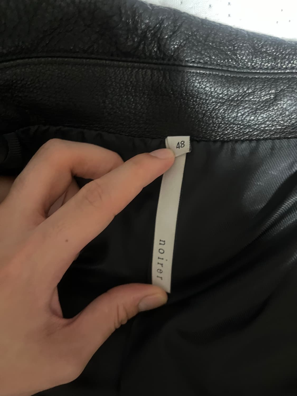 노이어고트슈렁큰레더자켓(48사이즈) 상품이미지4