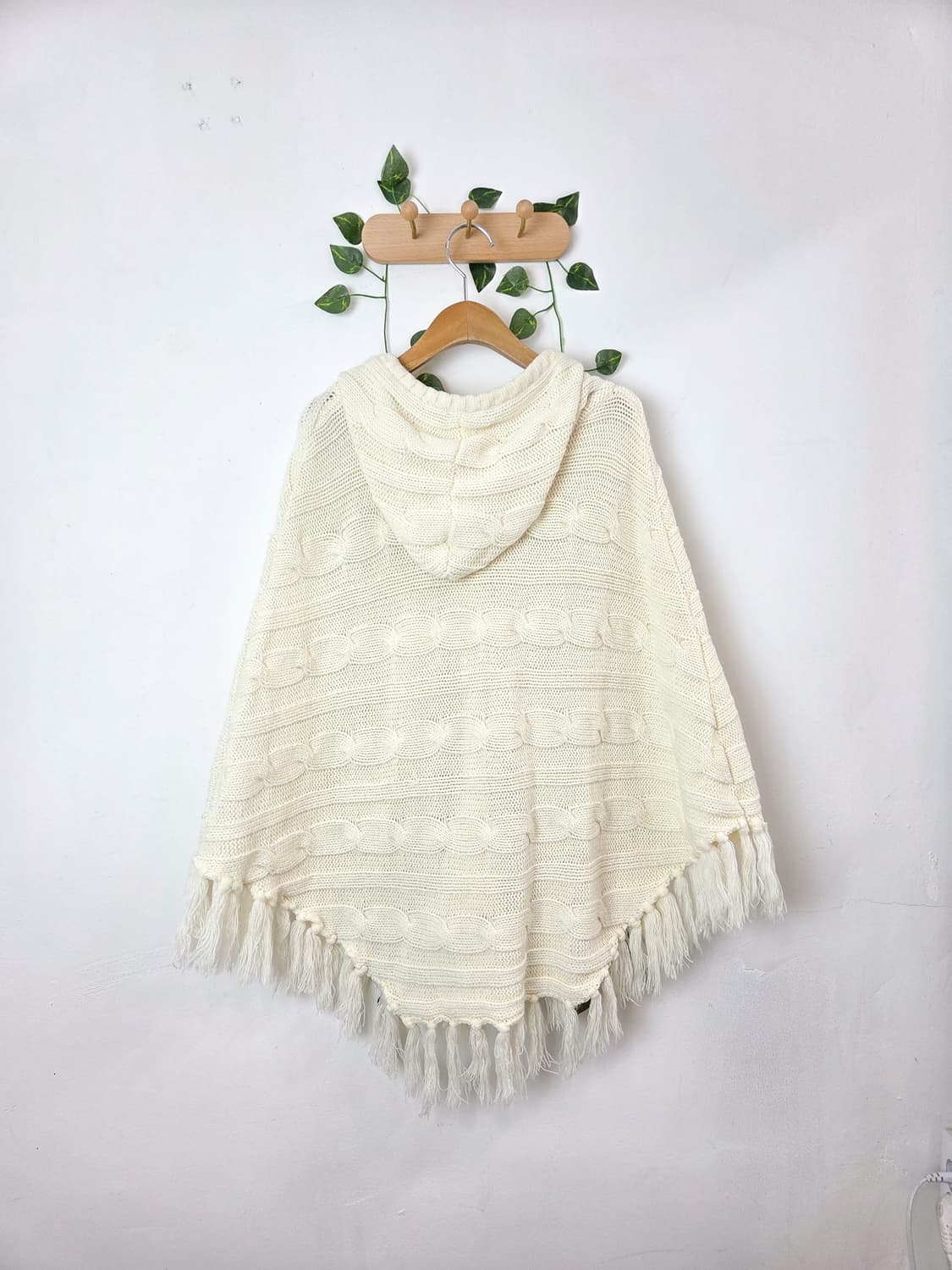 폼폼 후드 케이프 가디건 상품이미지4