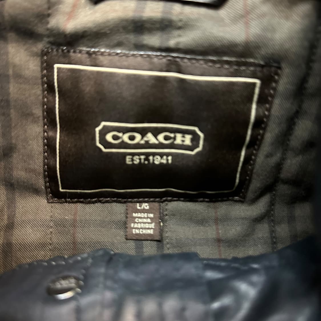 코치 코팅 야상 자켓 상품이미지6