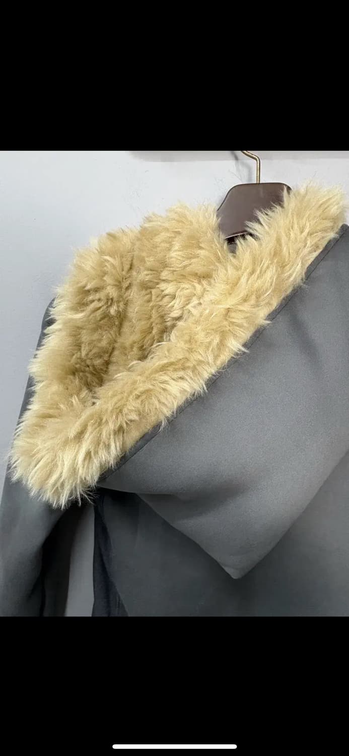 빈티지 y2k 스트릿 퍼 후드집업 H1416 상품이미지5