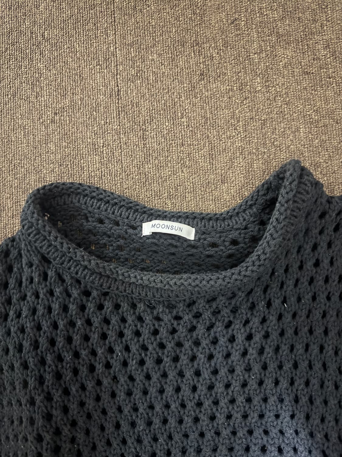 문선 니트 조끼 상품이미지2