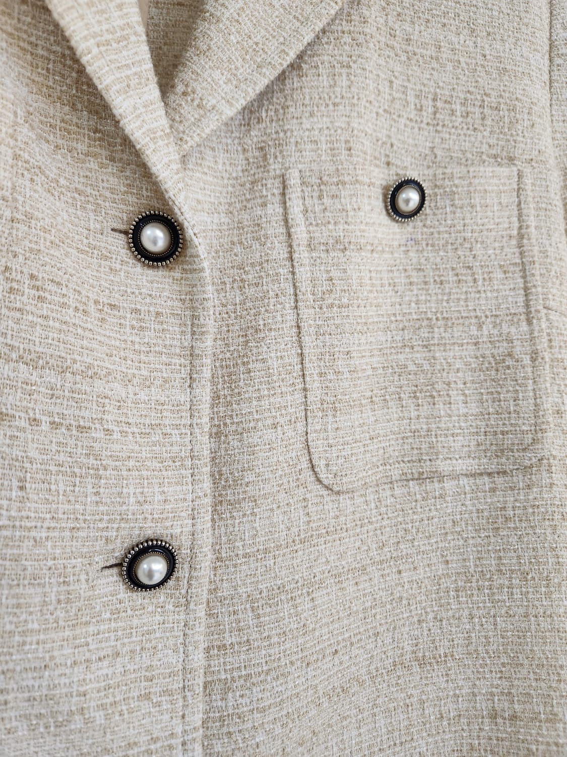 질스튜어트뉴욕 코튼혼방 트위드자켓 S사이즈 상품이미지9