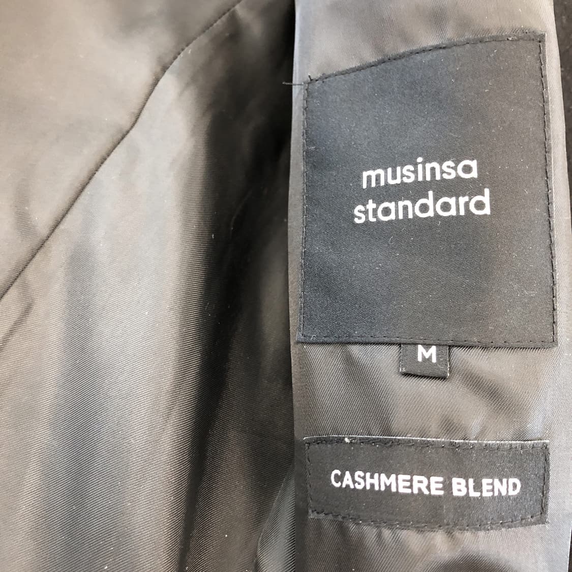 무신사스탠다드 캐시미어 블렌드코트 M 상품이미지7
