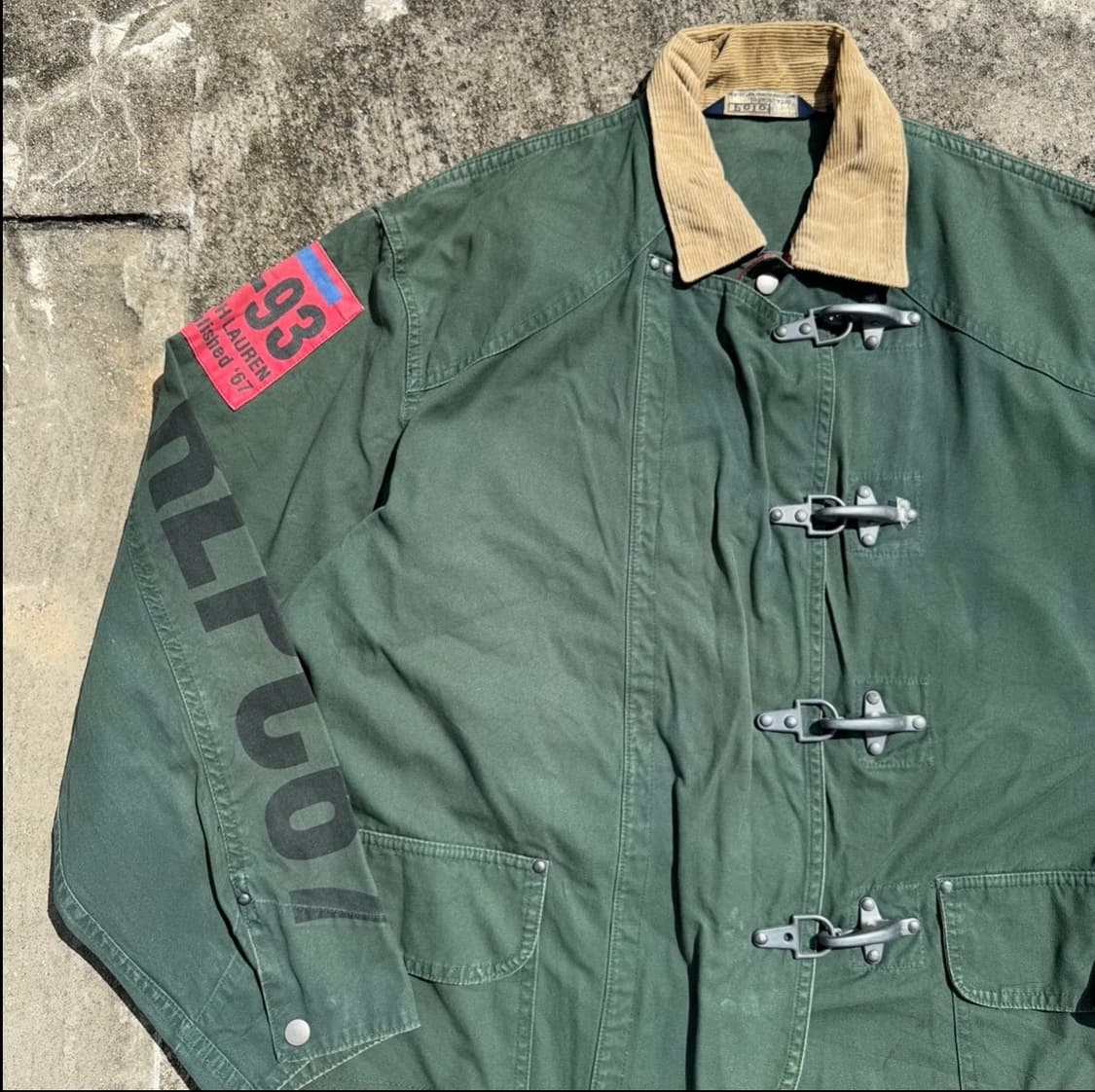 [M] 90s Polo 폴로 Made In USA 파이어맨 자켓 상품이미지4