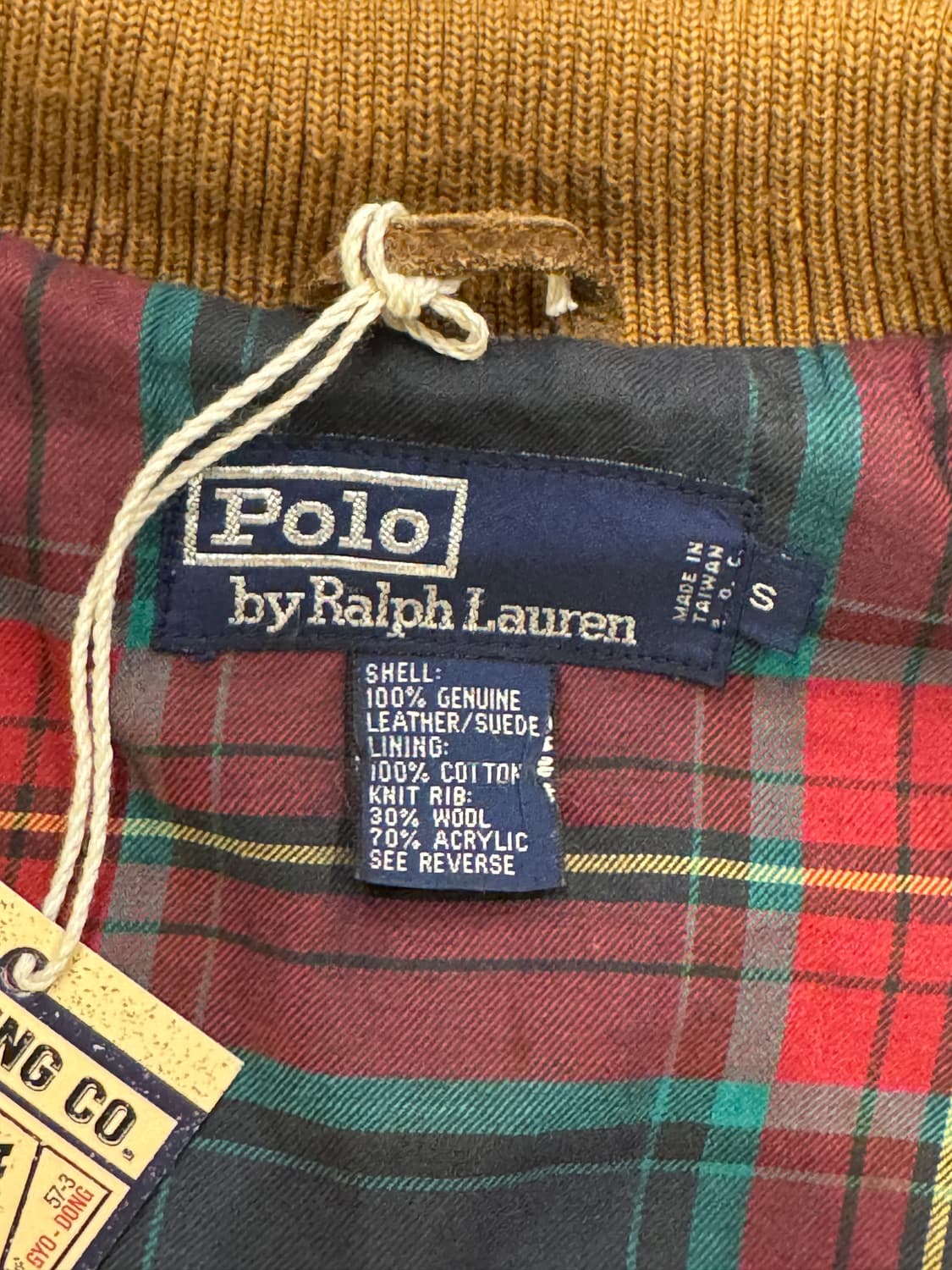 폴로 랄프로렌 스웨이드 헤링턴 자켓 (S) 상품이미지7