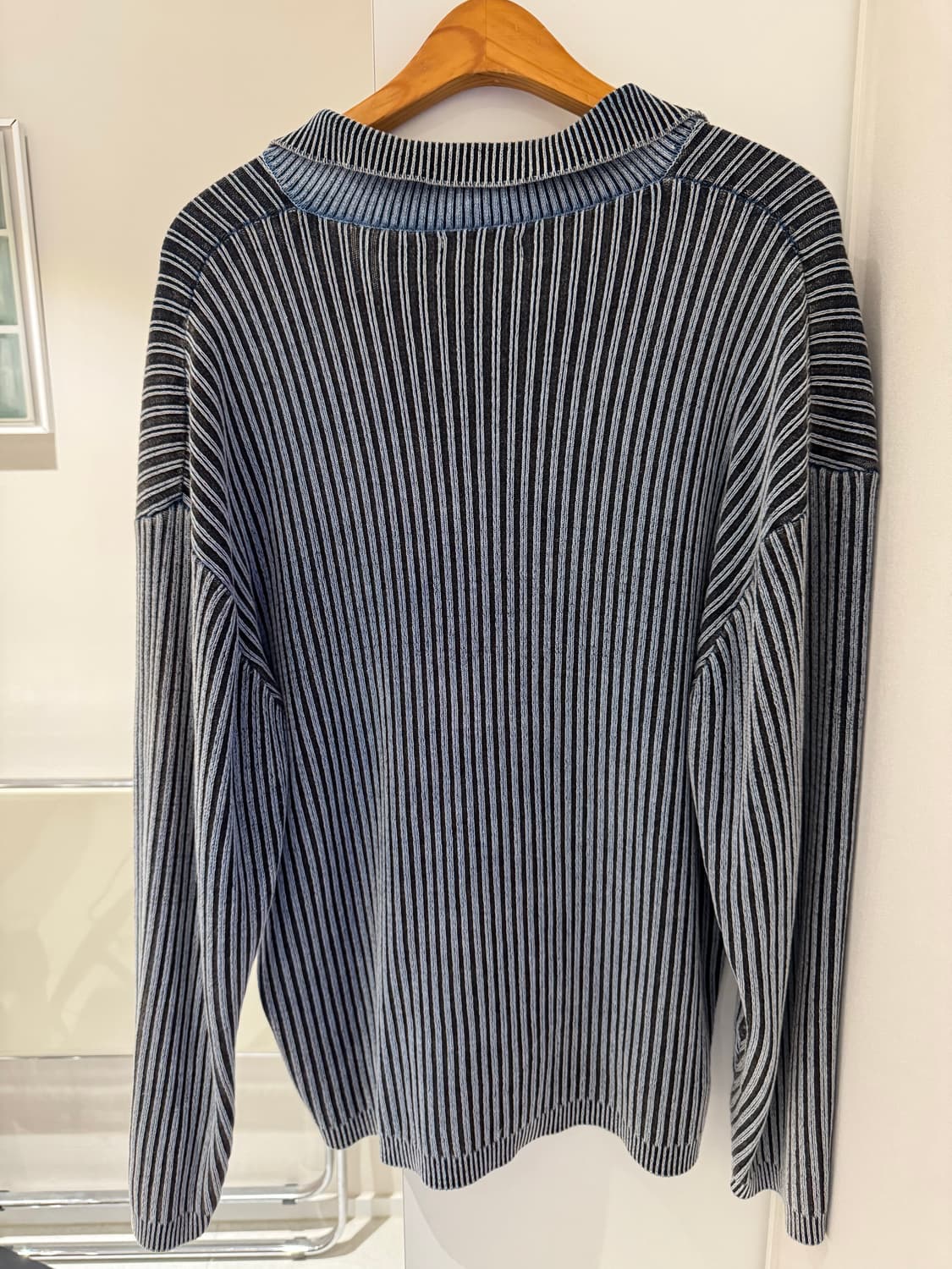 ZARA 남성 골지 카라 니트 M 상품이미지3