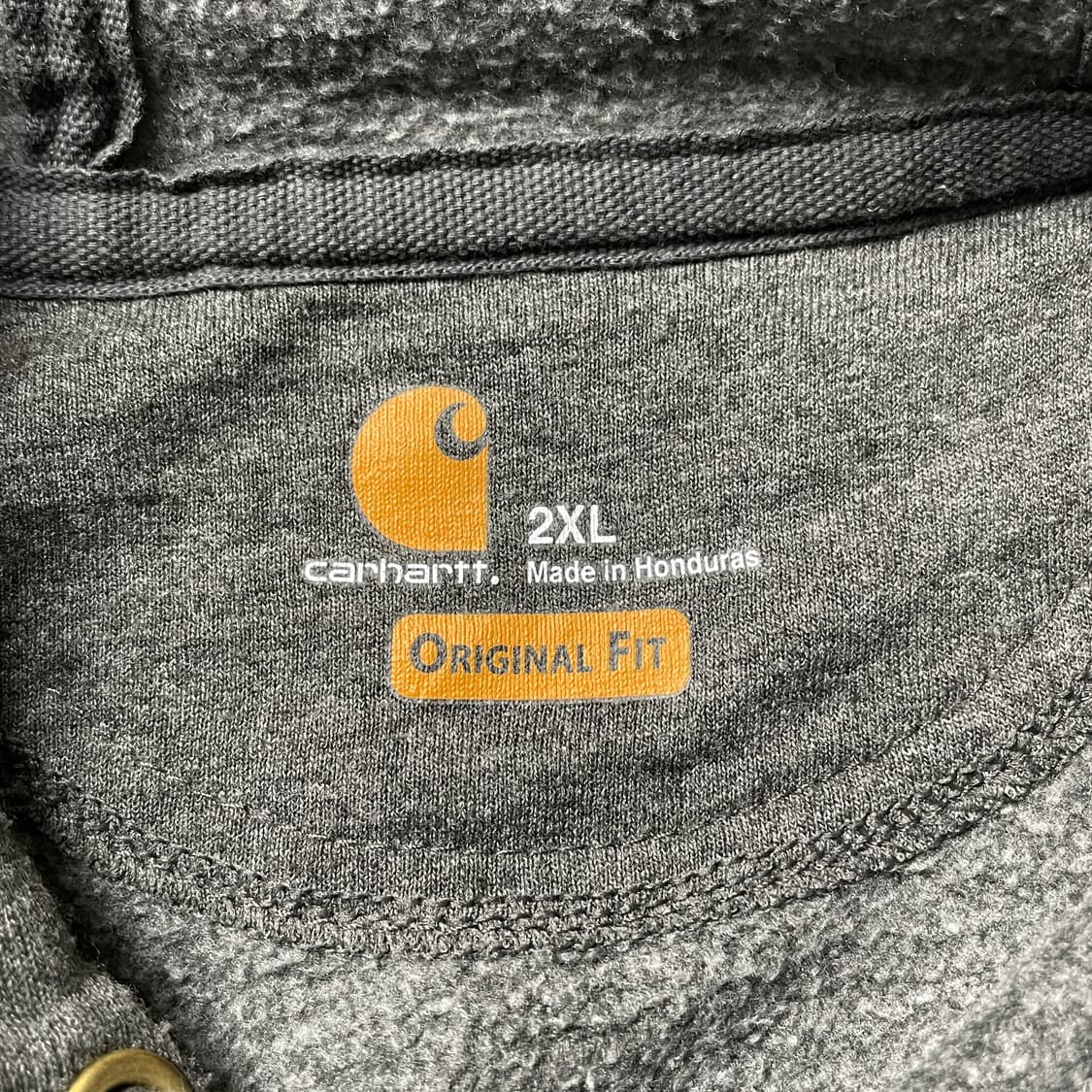 CARHARTT 칼하트 빈티지 그레이 기모 후드티 A00434 상품이미지9