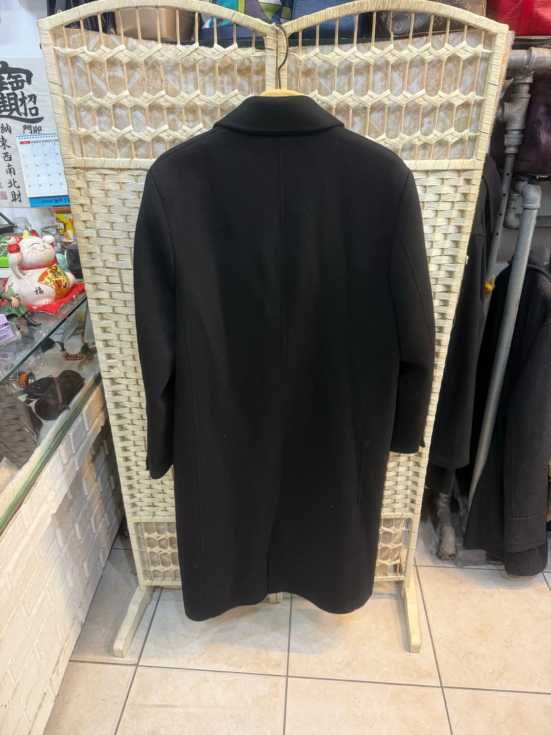 100 정품 타임 캐시혼방 롱코트 팝니다 상품이미지7