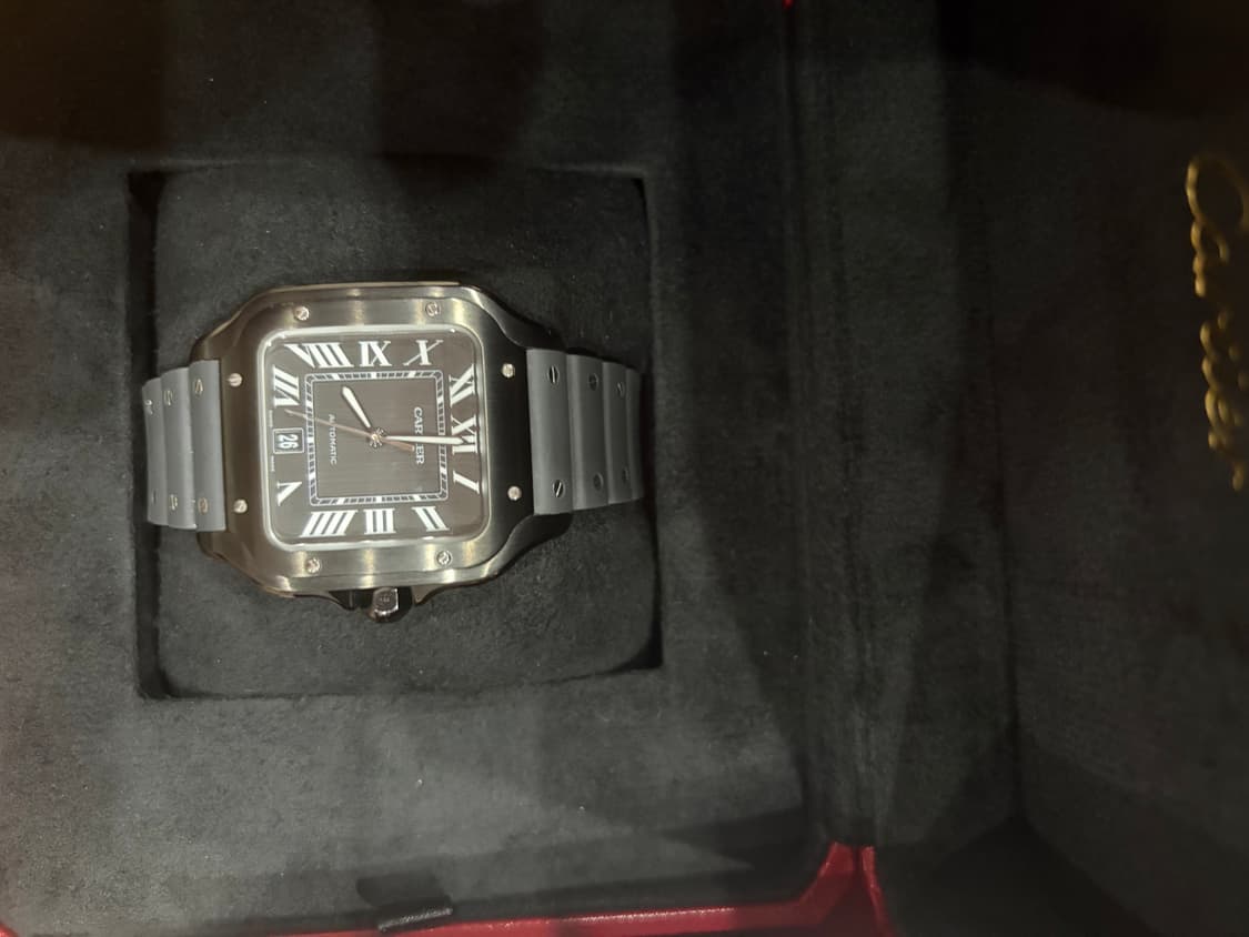 까르띠에 산토스 ADLC 블랙스틸 라지 상품이미지2