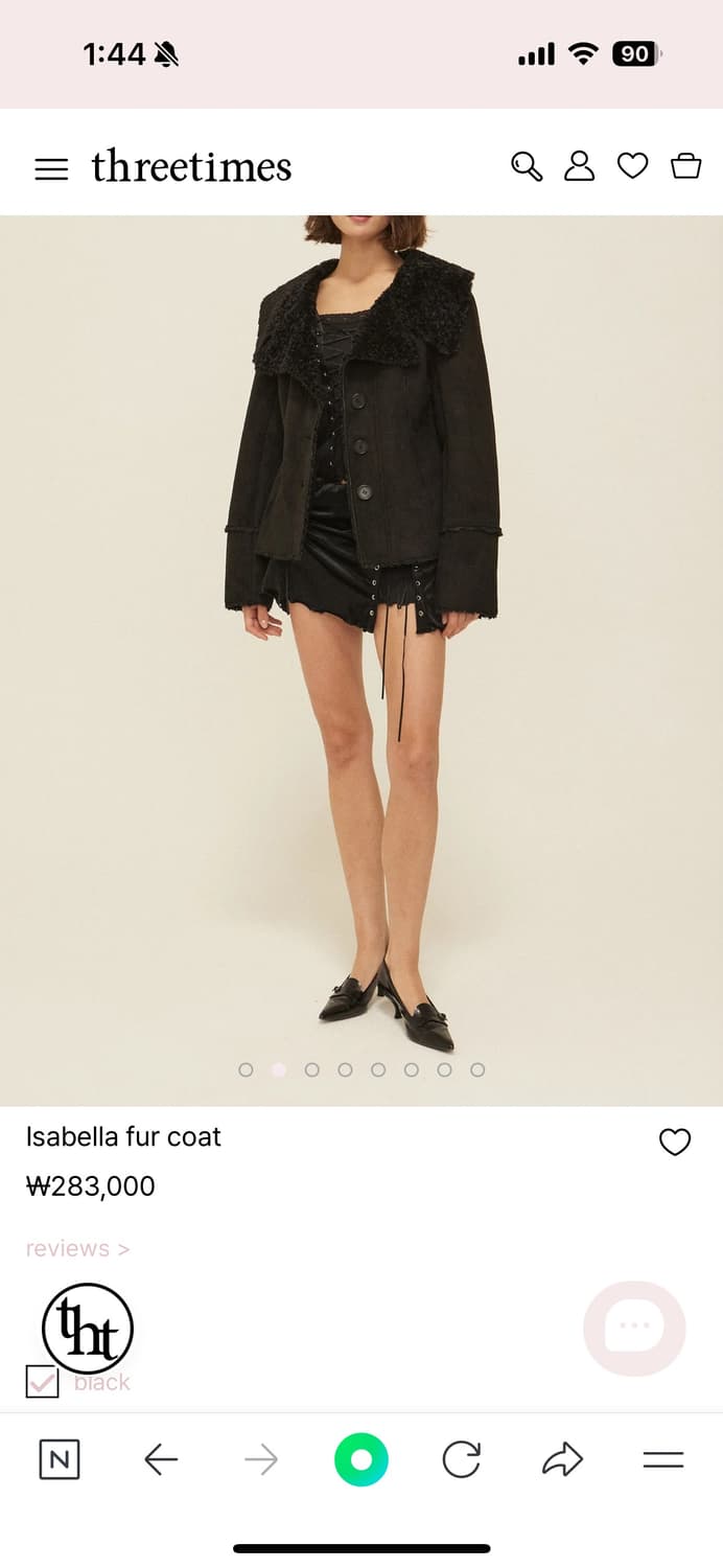 쓰리타임즈 무스탕 상품이미지3