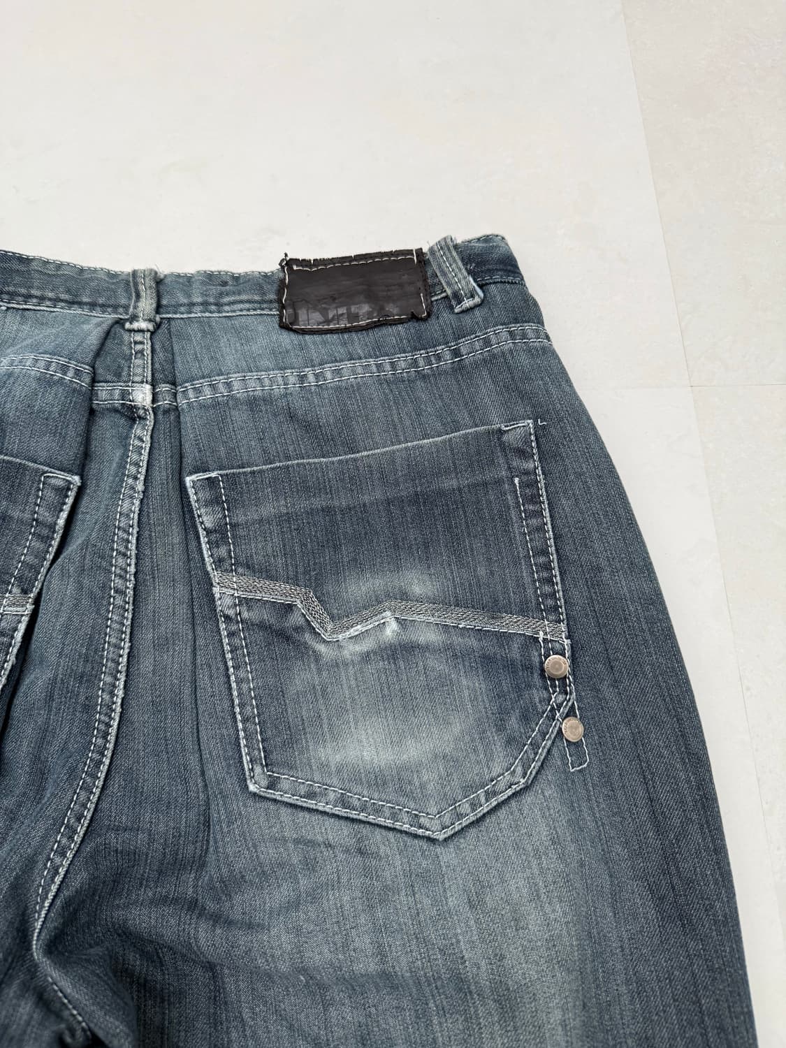 스트링 와이드 데님 상품이미지9