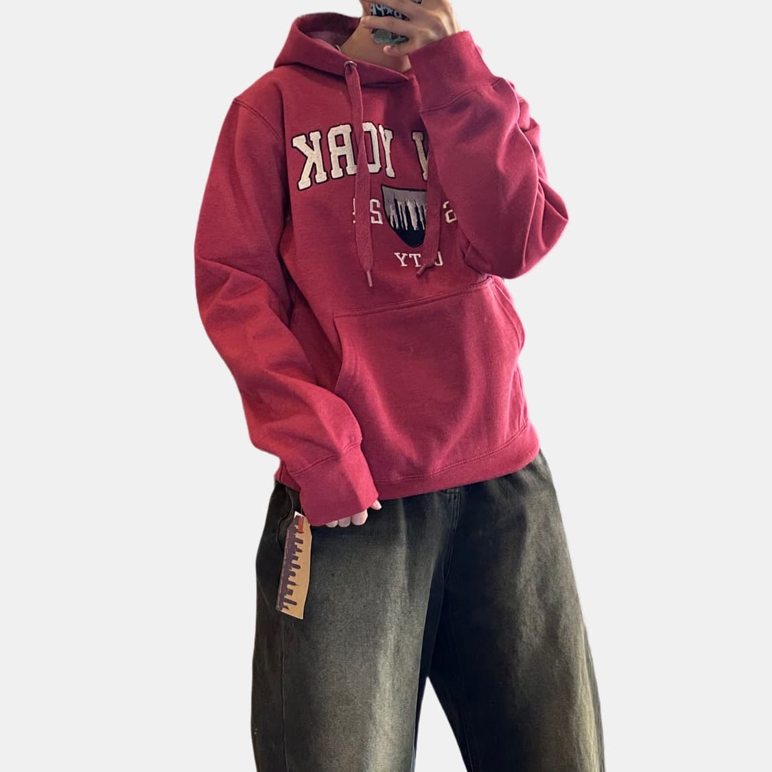 new york popular 기모 후드티 (새상품) 상품이미지3