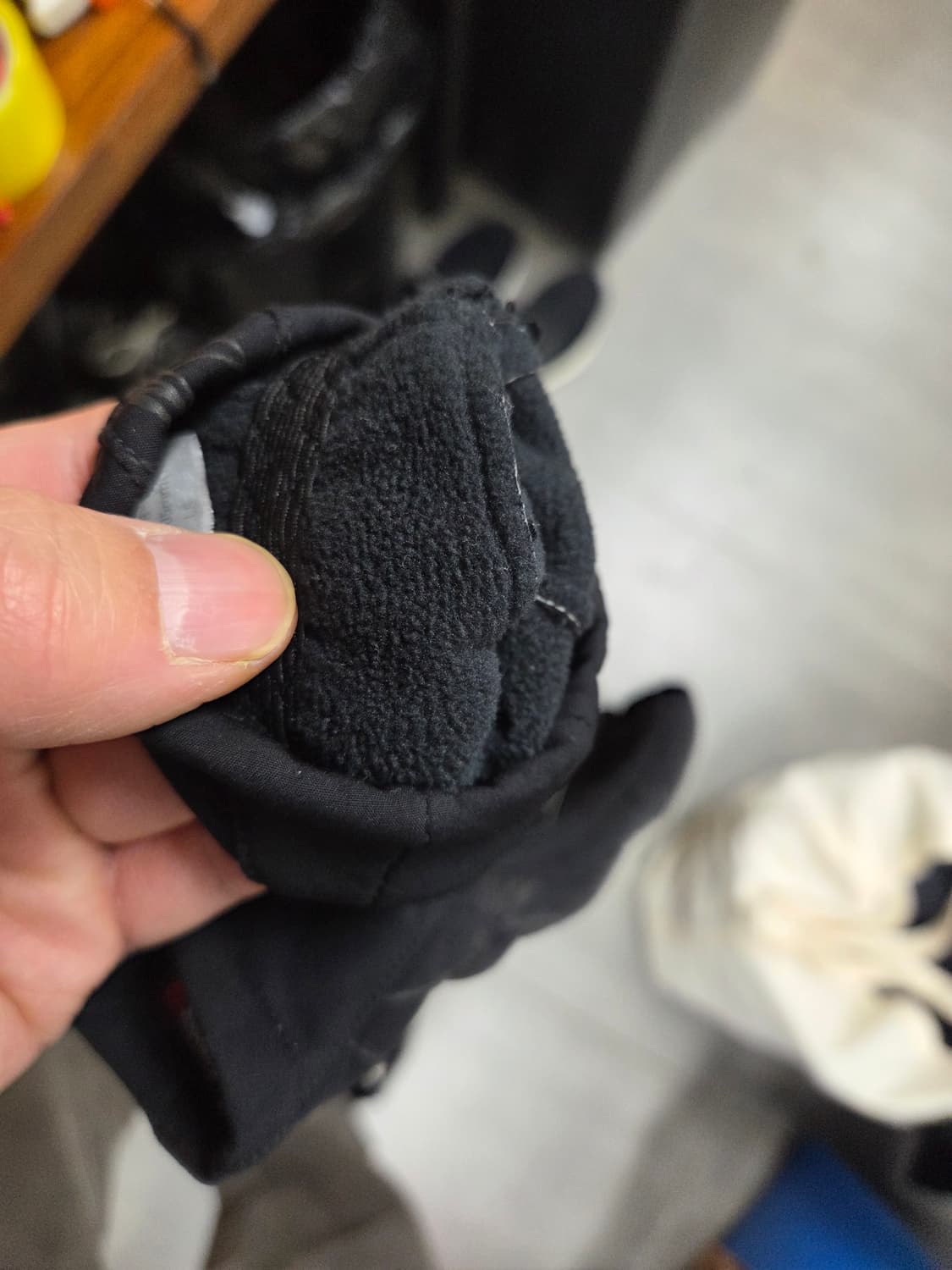 코오롱스포츠 여성 폴라텍 핑크 자수로고 장갑 m 상품이미지5