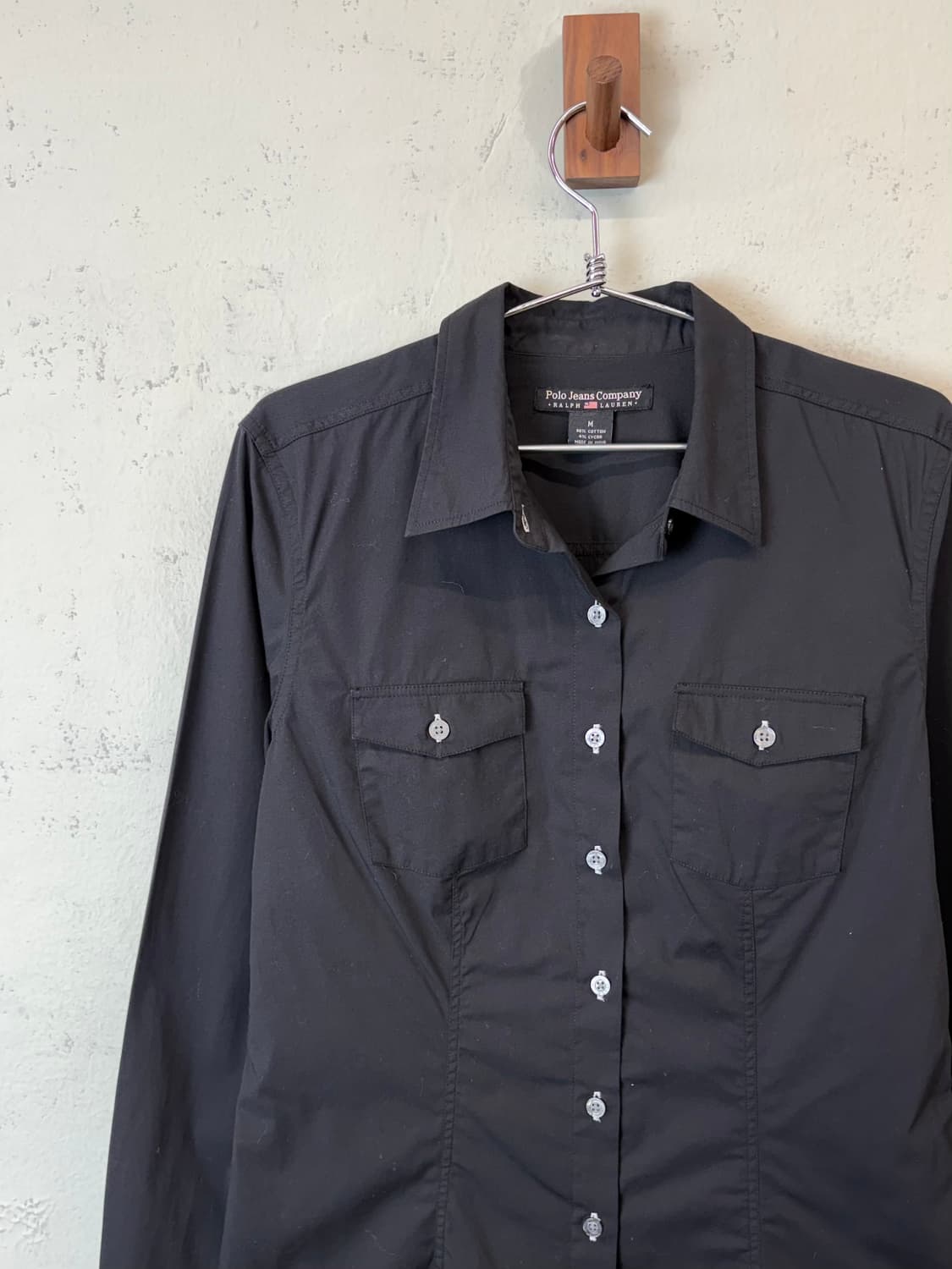 폴로랄프로렌 폴로진스 y2k 블랙 셔츠 상품이미지6