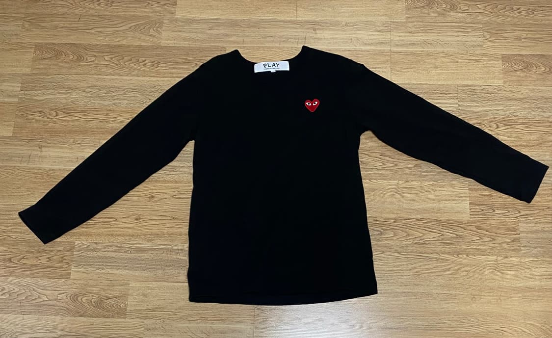 꼼데가르송 검정 롱슬리브 상품이미지2