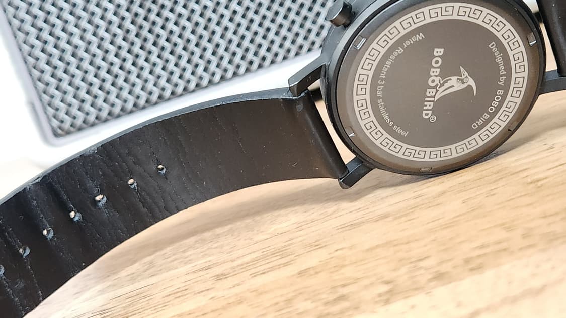 # 수제작 에보니나무 우드 핸드메이드 크로노시계 급처 상품이미지9