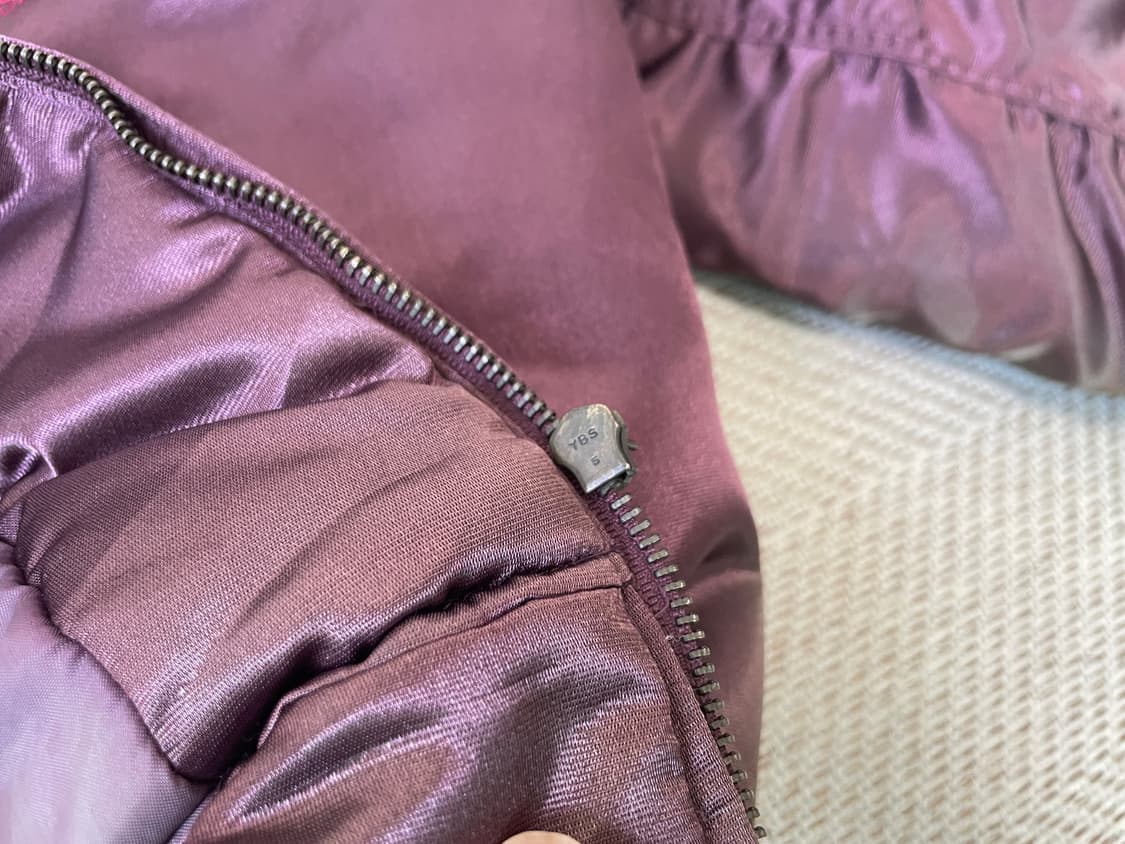 90s 빈티지 그라데이션 페이딩 바시티 새틴 자켓 J03985 상품이미지6