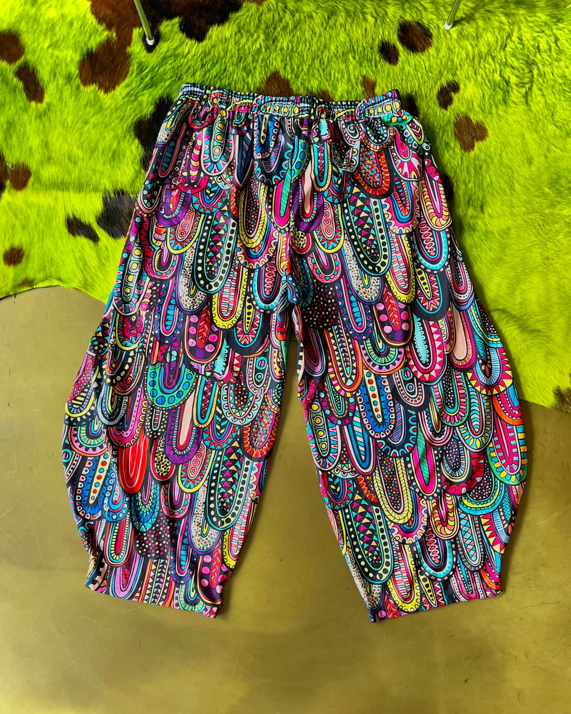 Vintage Crazy Pattern Balloon Pants 상품이미지3