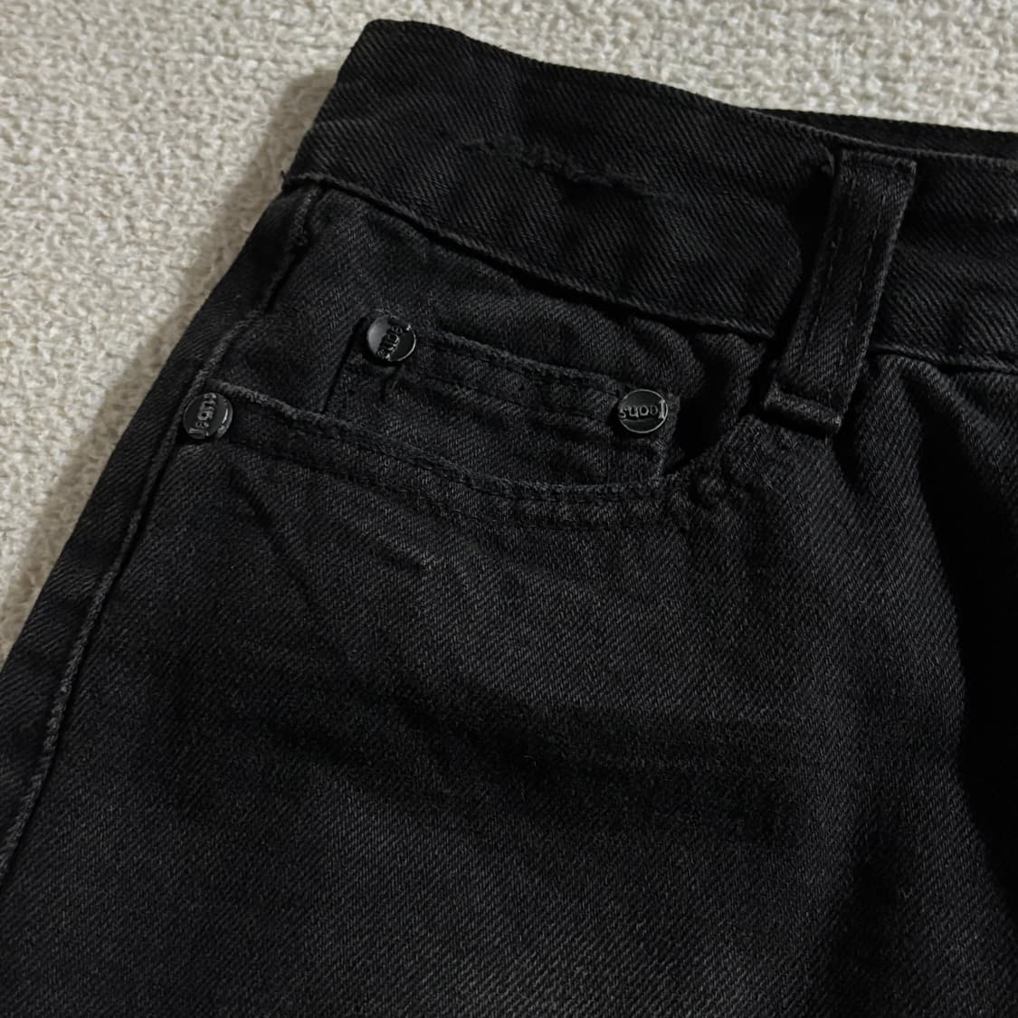 빈티지 TTE JAENG YI 블랙 스커트 상품이미지4