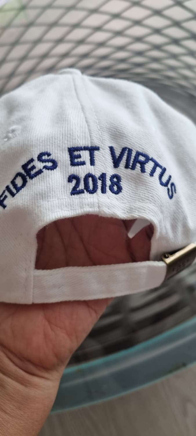 화이트 캐주얼 볼캡 모자 (FIDES ET VIRTUS 2018) 상품이미지2